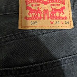 Levi's Men's Dark Gray Straight Jeans